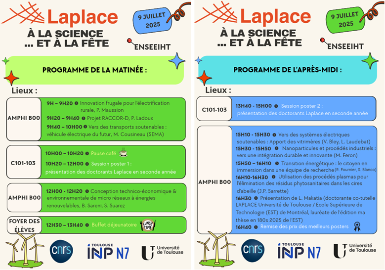 Programme du Laplace à la science